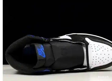 BLACK MENS JORDAN SPORT 716371-040 RETRO “FRAGMENT” AIR ROYAL-WHITE 1 0617